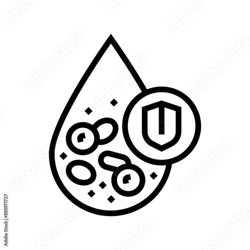 insulin resistance obesity overweight line icon vector. insulin resistance obesity overweight sign. isolated contour symbol black illustration