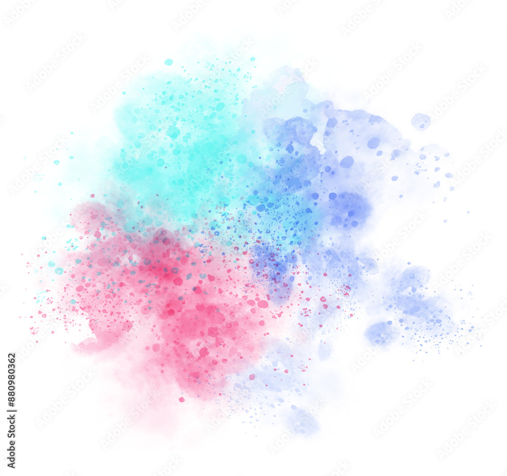 Obraz premium Watercolor stain illustration
