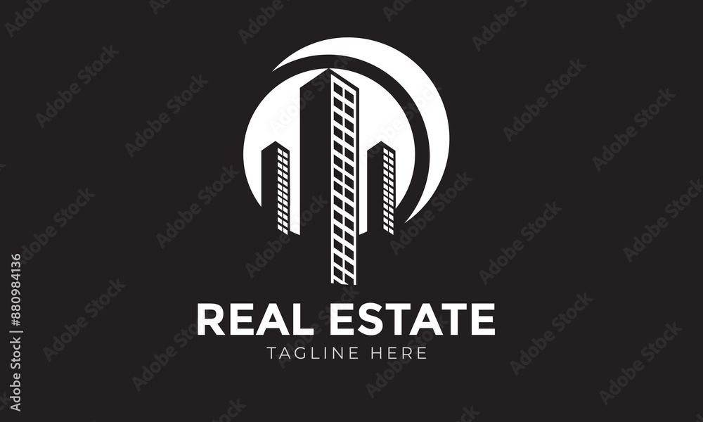 Fototapeta premium Logo template real estate