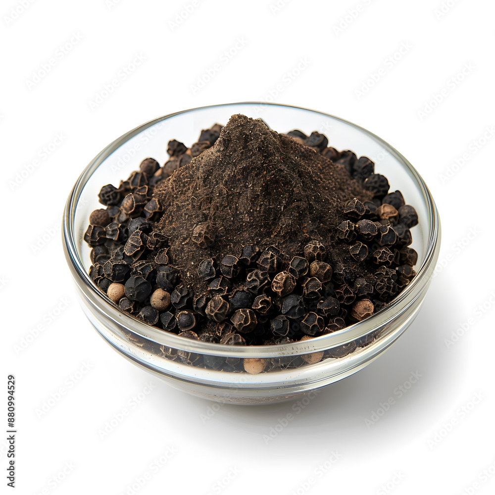 
Imagine
2d




Powdered Black Pepper in a small glass bowl isolated on a white background