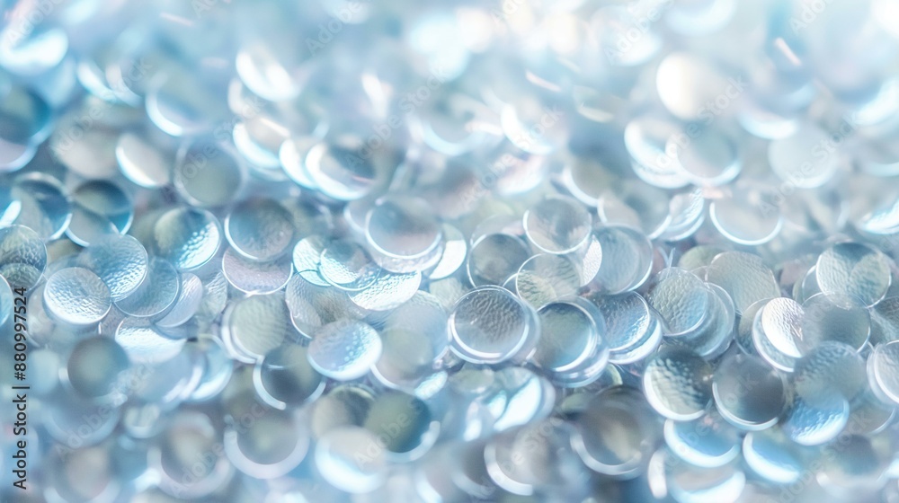 Abstract Background of Silver Sequins with Iridescent Mother of Pearl Effect Abstract Background of Silver Sequins with Iridescent Mother of Pearl Effect