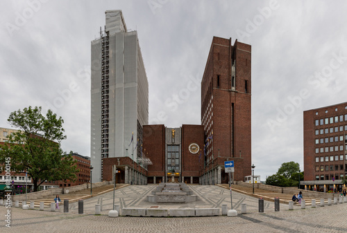 Obraz na płótnie Oslo City Hall w salonie