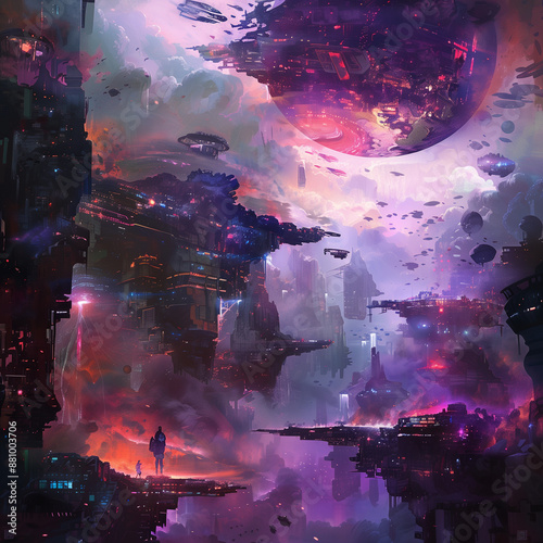 landscape with space
