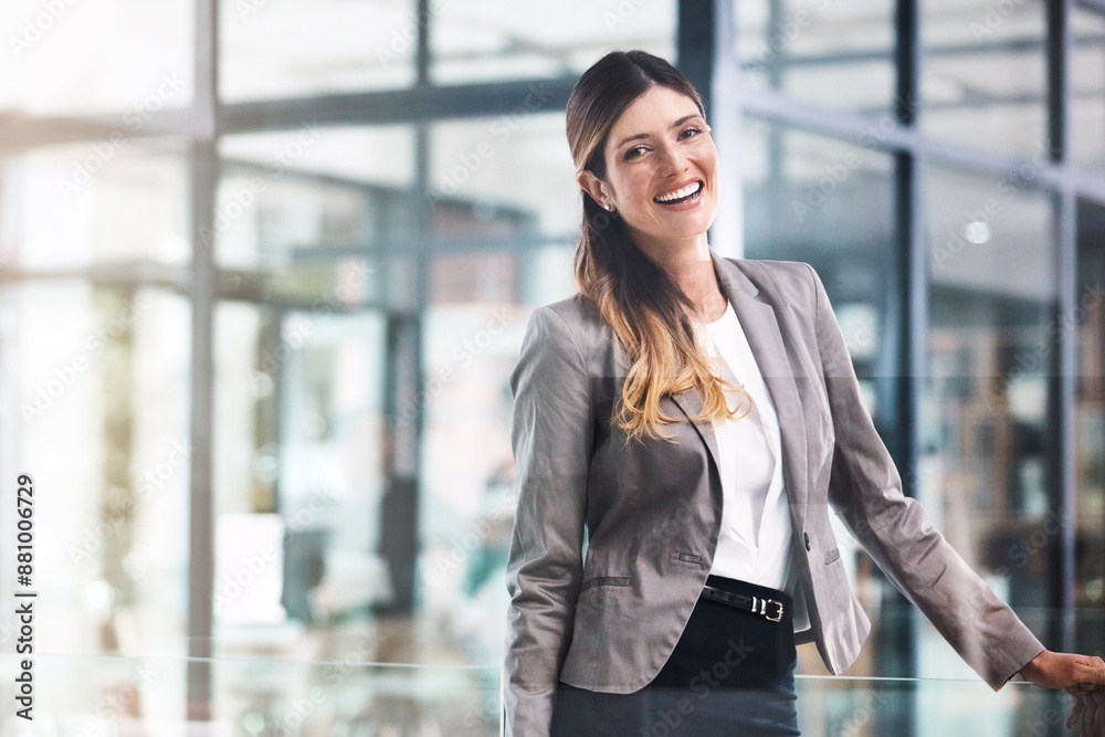 Woman, business and confident portrait with law firm company, attorney agency and modern office for goals, vision and motivation. Happy lawyer, professional employee and smiling legal consultant Woman, business and confident portrait with law firm company, attorney agency and modern office for goals, vision and motivation. Happy lawyer, professional employee and smiling legal consultant