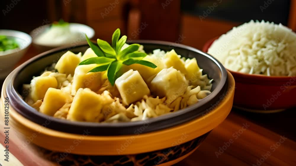 Delicious Asian cuisine with fresh ingredients Delicious Asian cuisine with fresh ingredients