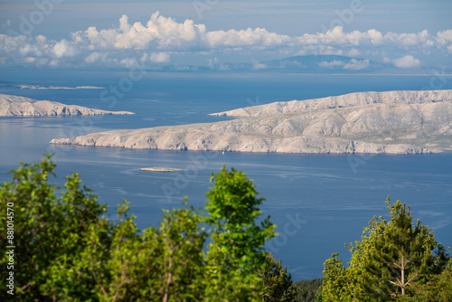 View from the mainland to the island of Krk in the morning light. © Ralph