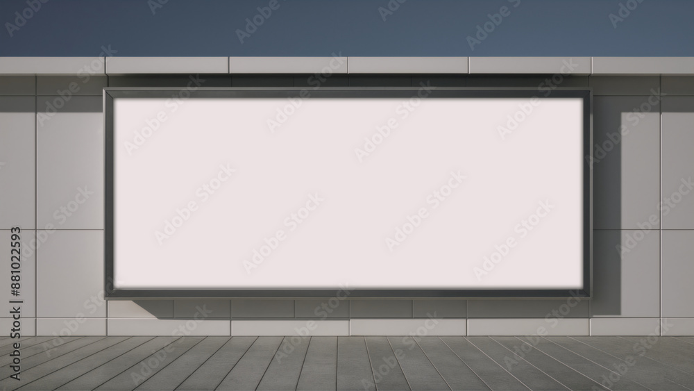 billboard on wall billboard on wall