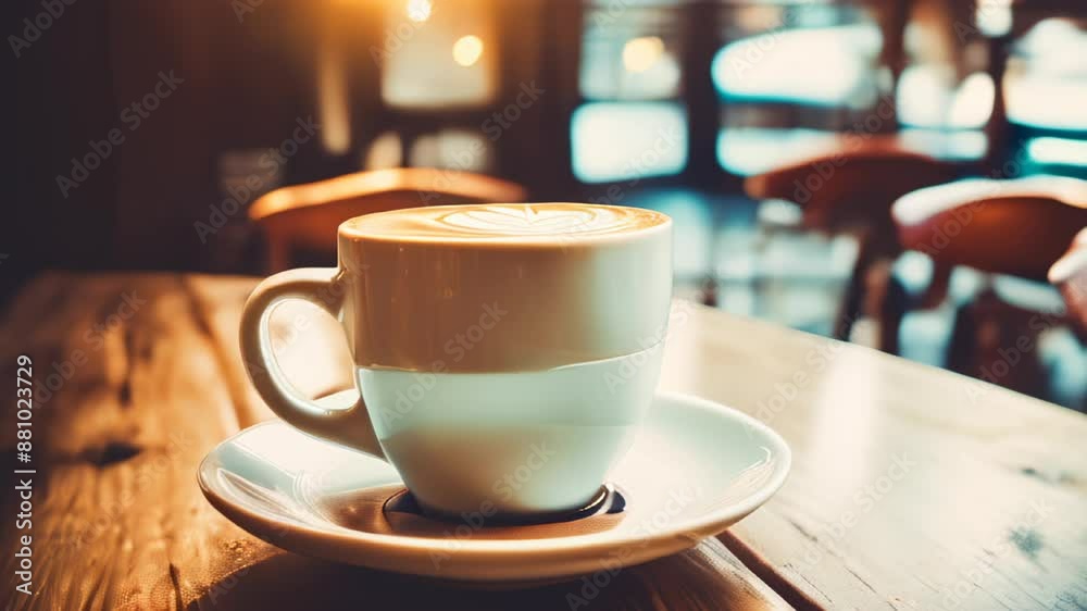 A moment of tranquility with a frothy delight A moment of tranquility with a frothy delight