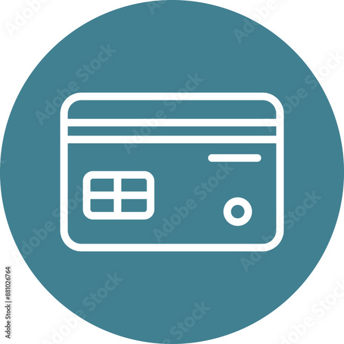 Free Download Credit Card Vector Line White Circles Multicolors - GFXLoad