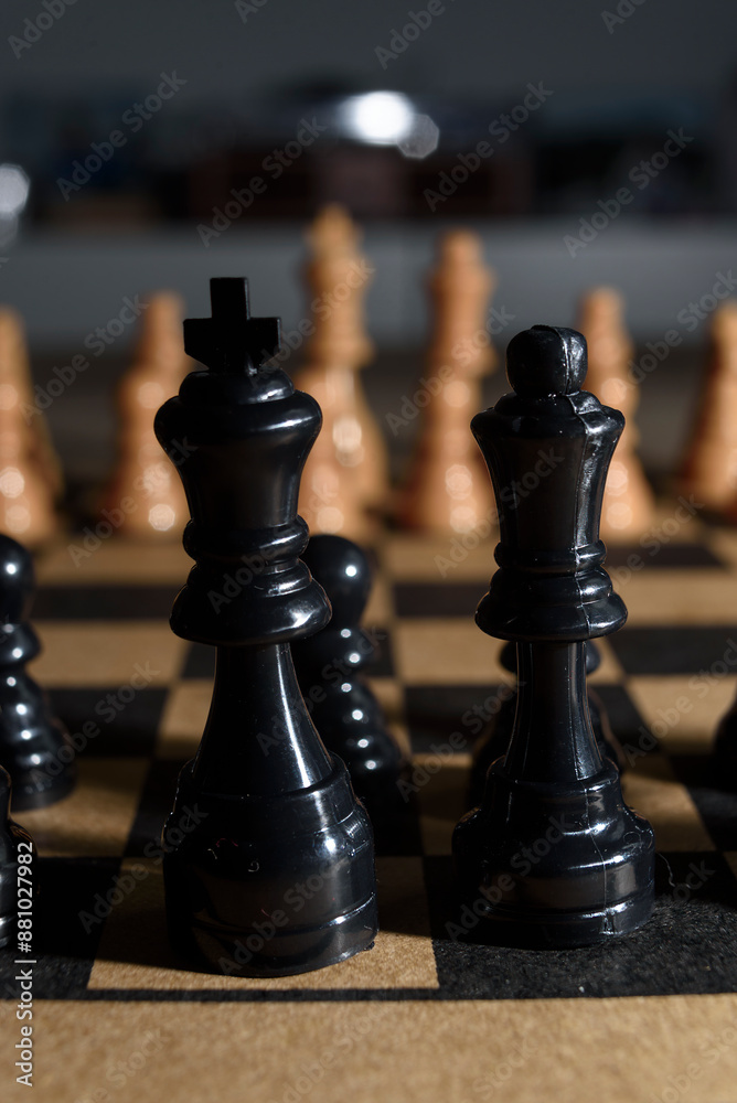 photograph of a chess game photograph of a chess game