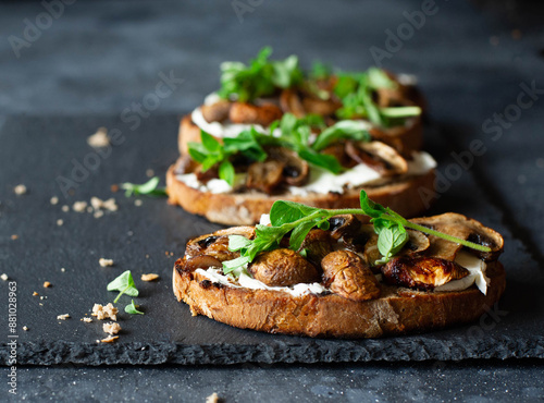 healthy bruschetta