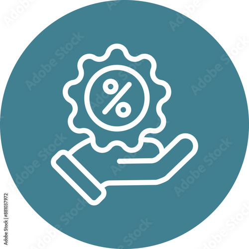 Offer Vector Line White Circles Multicolors