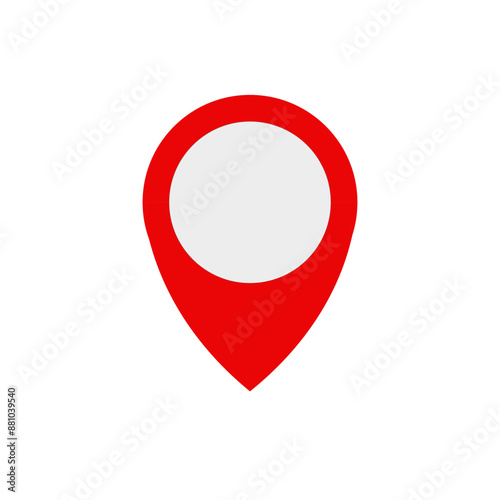 red map pointer
