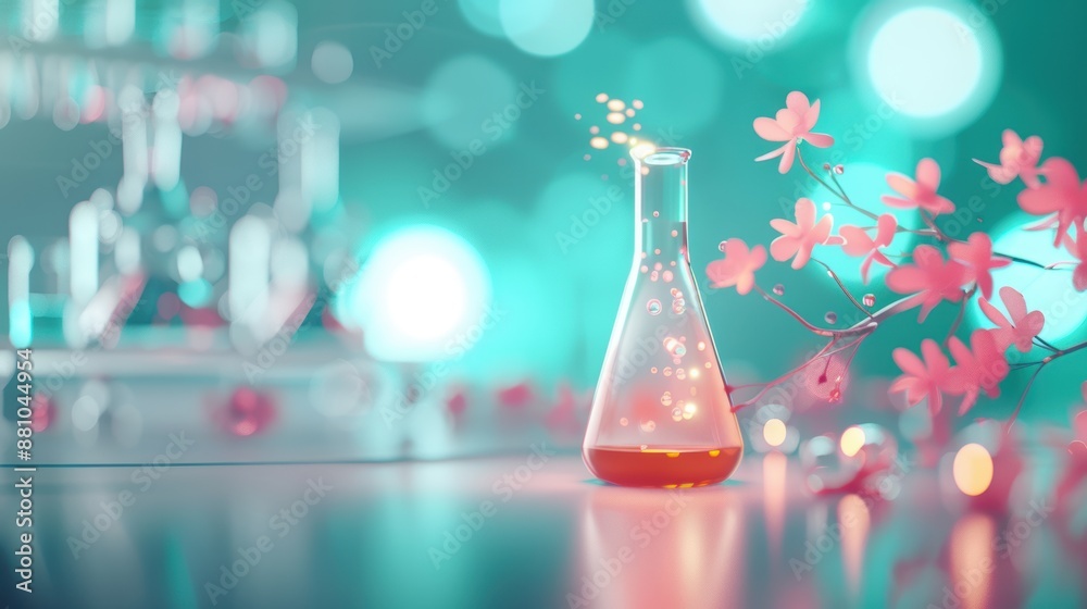 A surreal laboratory with glowing, levitating microscopes and test tubes, symbolizing cutting-edge research A surreal laboratory with glowing, levitating microscopes and test tubes, symbolizing cutting-edge research
