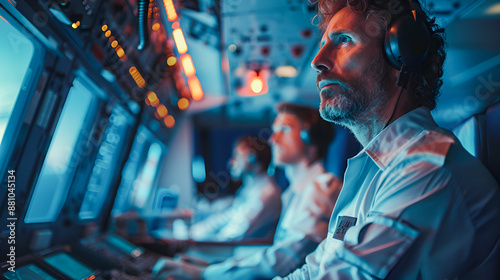 Concentrated Focus: Air Traffic Controllers at Work