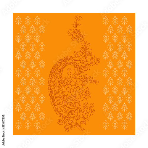 bedsheet design digital art use hand work and digital printing