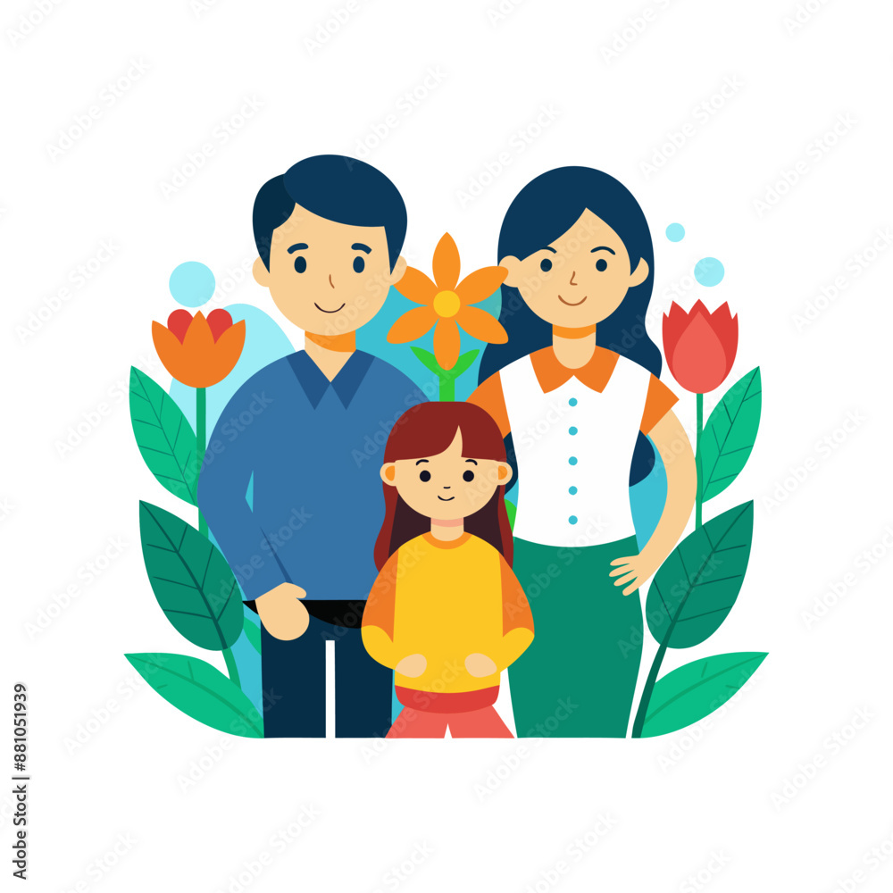 Creative Happy Parents Day logo design, Creative Happy Parents Day logo design,