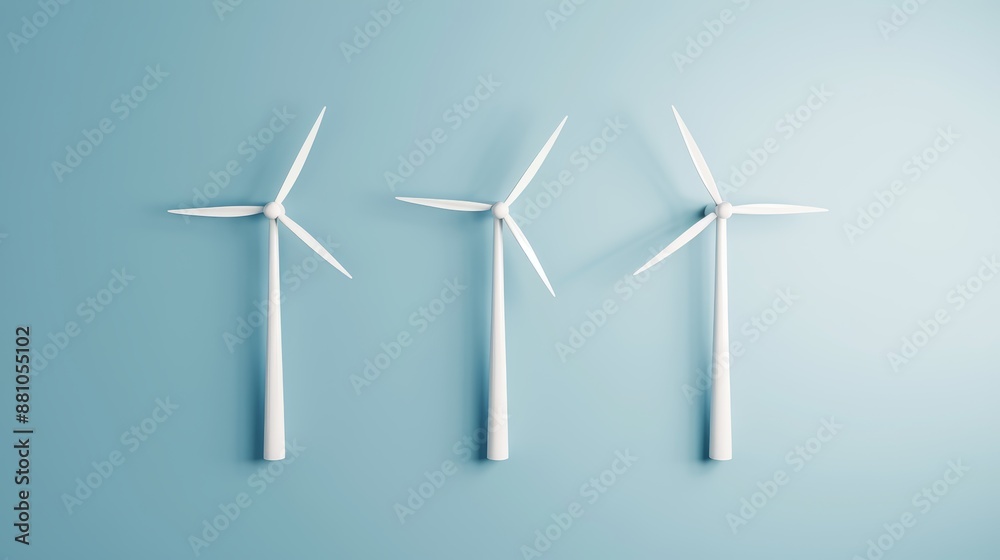Detailed flat design top view with reusable wind turbines theme 3D render Triadic Color Scheme, very detailed, a high-resolution photo Detailed flat design top view with reusable wind turbines theme 3D render Triadic Color Scheme, very detailed, a high-resolution photo
