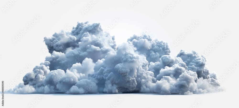 grey cloud on white background grey cloud on white background