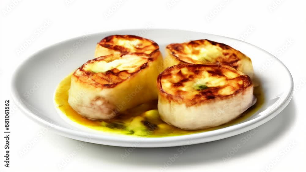 Deliciously grilled scallops with a hint of lemon and herbs Deliciously grilled scallops with a hint of lemon and herbs