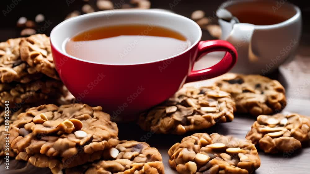 Savor the moment Tea and cookies a perfect blend Savor the moment Tea and cookies a perfect blend