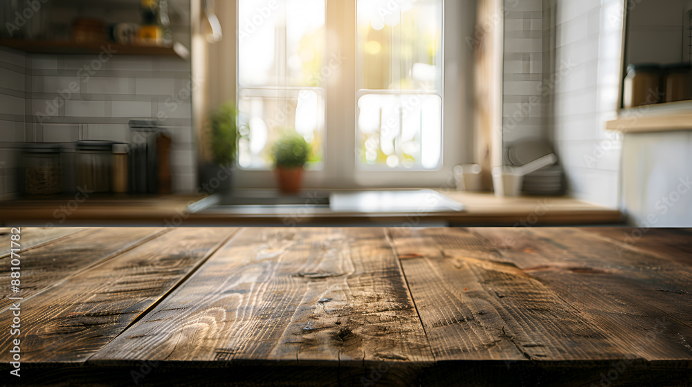 Wooden texture table top on blurred kitchen window background. Studio photo for product display or design key visual layout. For showcase or montage your items (or foods).
Wooden texture table top on blurred kitchen window background. Studio photo for product display or design key visual layout. For showcase or montage your items (or foods).