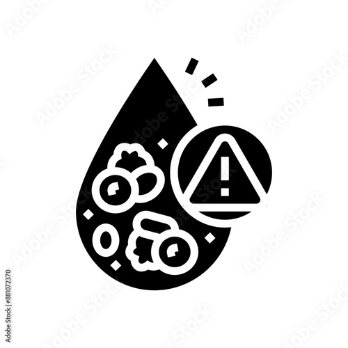 high cholesterol obesity overweight glyph icon vector. high cholesterol obesity overweight sign. isolated symbol illustration