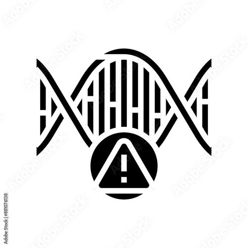 genetic predisposition obesity overweight glyph icon vector. genetic predisposition obesity overweight sign. isolated symbol illustration