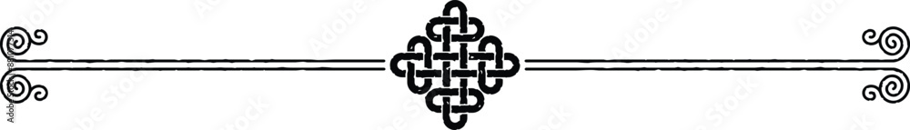 Double Lines and Celtic Knot Header Graphic Double Lines and Celtic Knot Header Graphic
