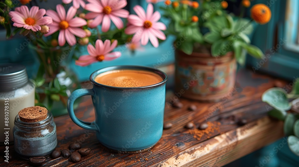 Morning Coffee with a Touch of Spring Morning Coffee with a Touch of Spring