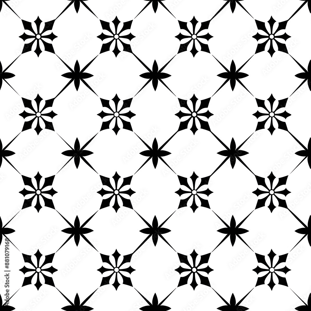 Seamless pattern of simple small geometry motif Seamless pattern of simple small geometry motif