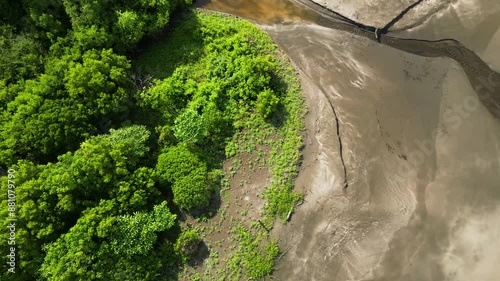 River Inlet on the Beach