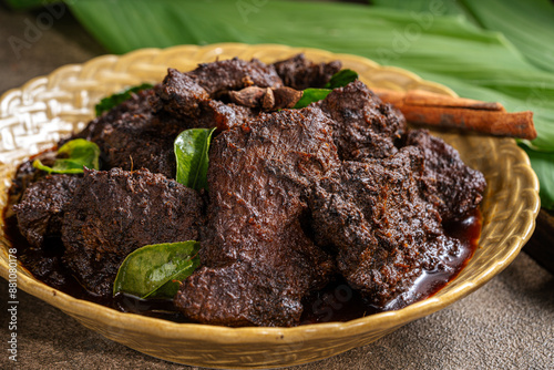 Beef Rendang is a Minang dish originating from the Minangkabau region in West Sumatra, Indonesia