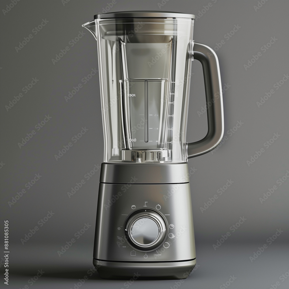 Stylish Stainless Steel Blender with Glass Jar Stylish Stainless Steel Blender with Glass Jar