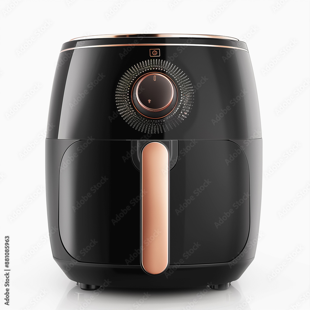 Modern Air Fryer with Black and Copper Design
Modern Air Fryer with Black and Copper Design