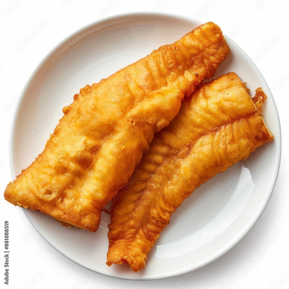 fish fry on white background fish fry on white background