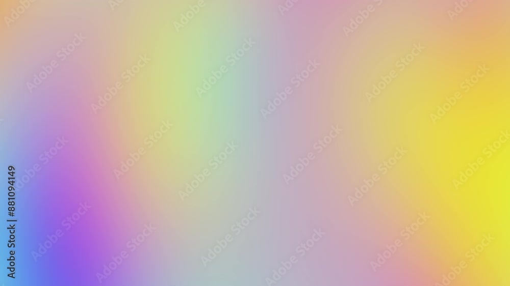 Animated gradient , seamless loop background, rainbow colors