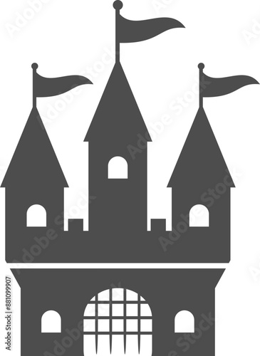 Castle - Fairy Tale Vector Graphic 