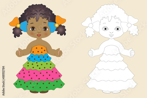 Painted doll and another to paint your way