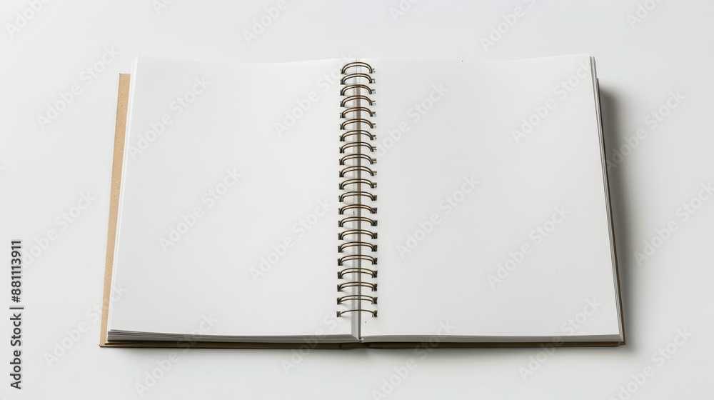Top View Composition: The scene is captured from directly above, providing a clear view of the entire open notebook. This angle emphasizes the layout and design of the notebook's pages. Top View Composition: The scene is captured from directly above, providing a clear view of the entire open notebook. This angle emphasizes the layout and design of the notebook's pages.