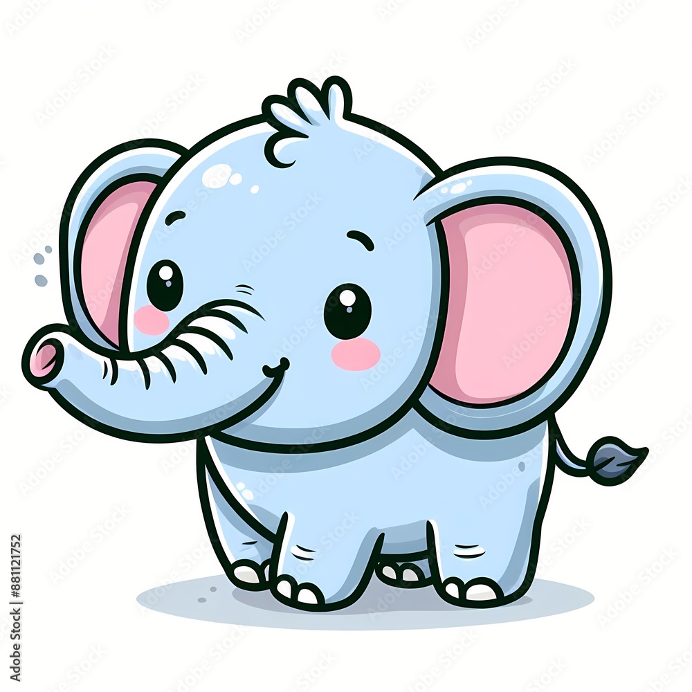 cute elephant cartoon vector icon illustration cute elephant cartoon vector icon illustration
