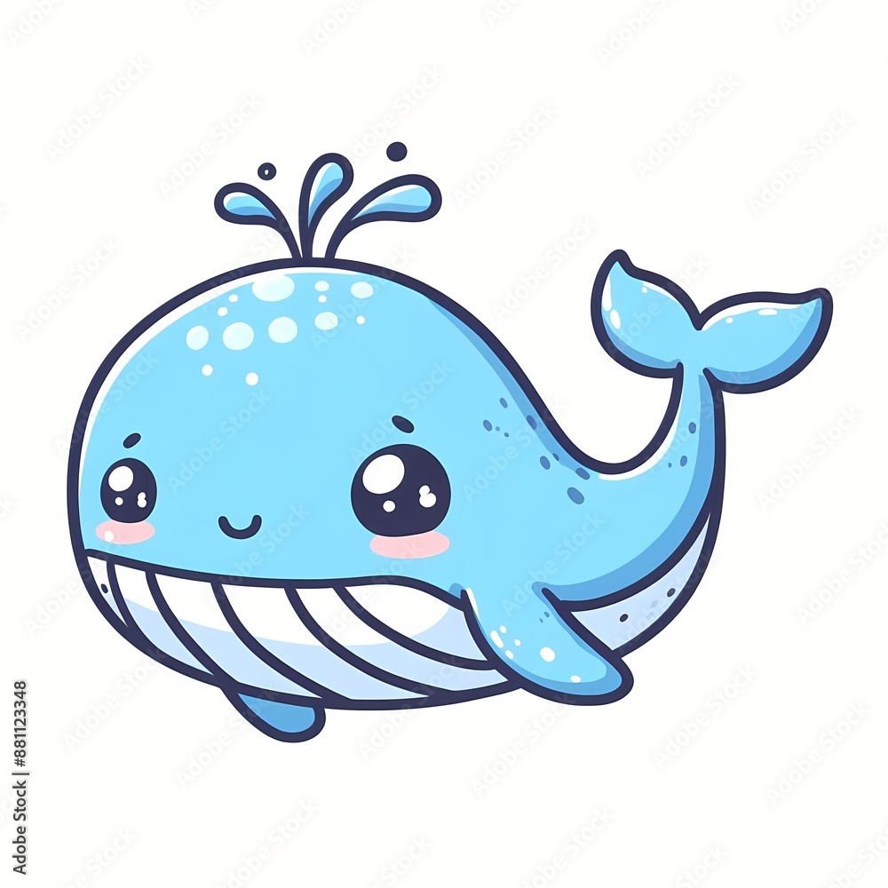 cute whale cartoon vector icon illustration cute whale cartoon vector icon illustration