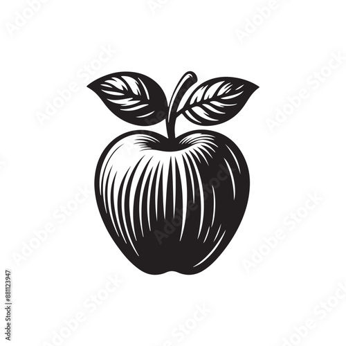 illustration of an apple