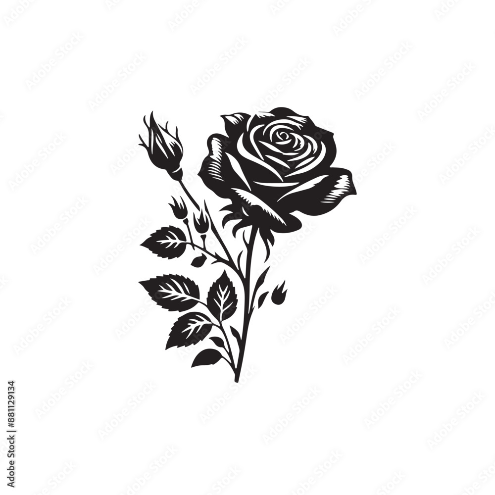 illustration of a rose