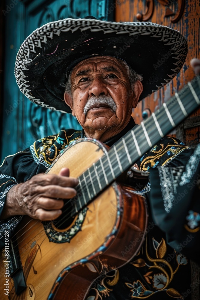 Obraz premium Man playing guitar