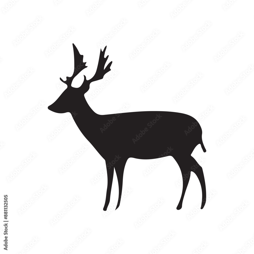 deer silhouette vector deer silhouette vector