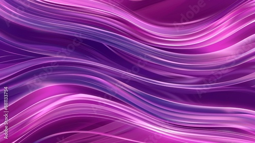 Abstract Purple and Pink Wavy Lines Background