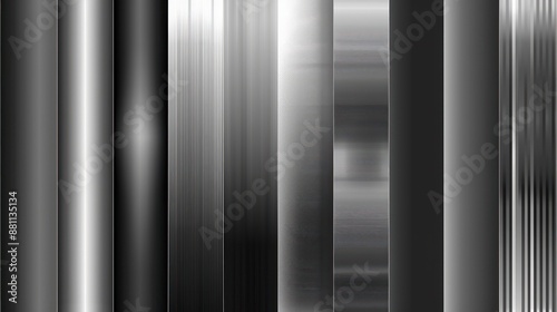 Abstract Gray and White Vertical Stripes