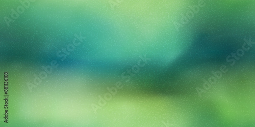 Green royal gradient seamless pattern with noise texture. Emerald blue silk bg with soft transitions and effect ombre. Vector gradient mesh illustration.