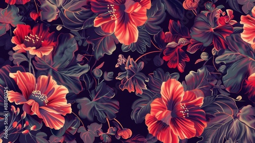 Beautiful background , ornament, and abstract Flower Textile , texture design for screen and digital printing 